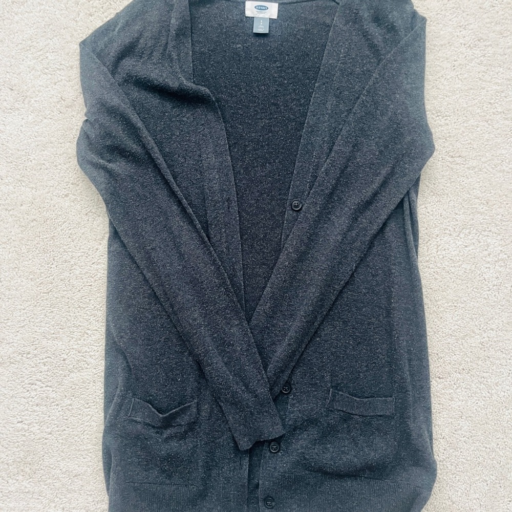 Old Navy Charcoal Women's Cardigan
